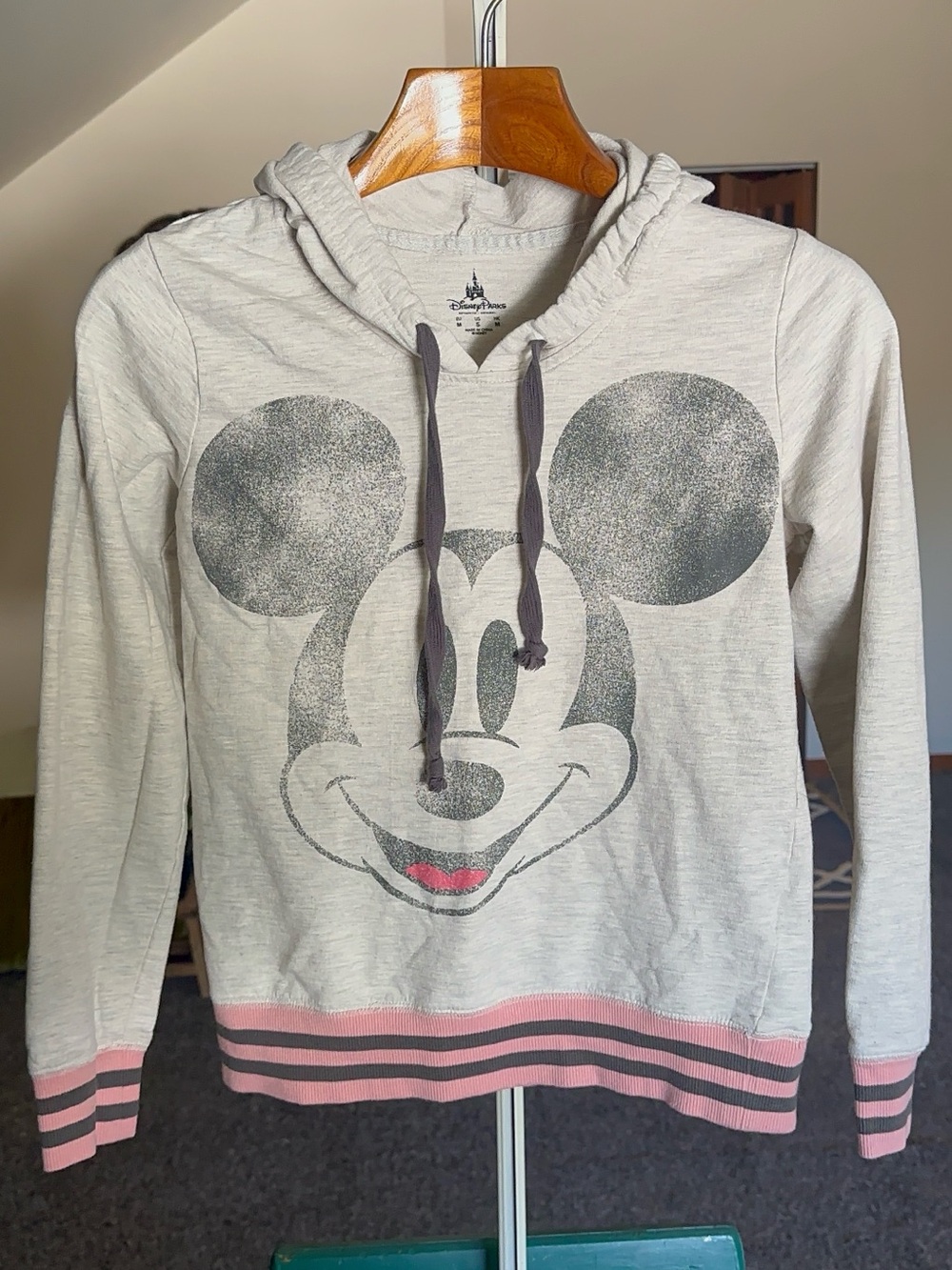 Disney Cream Pullover with Mickey Mouse
